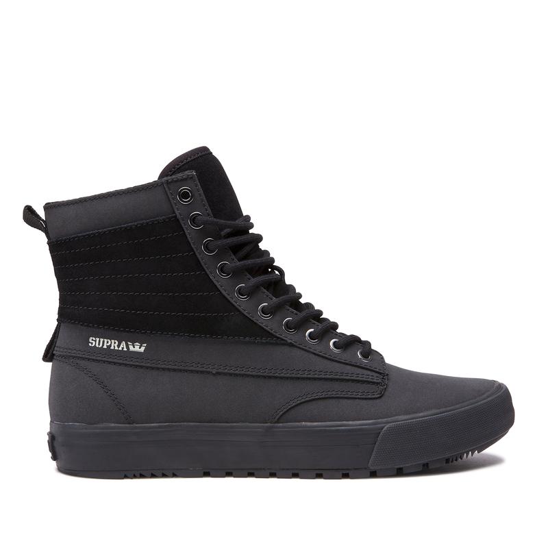 Buty Supra GRAHAM CW - Sneakersy Wysokie Damskie - Czarne (PZHD-27916)